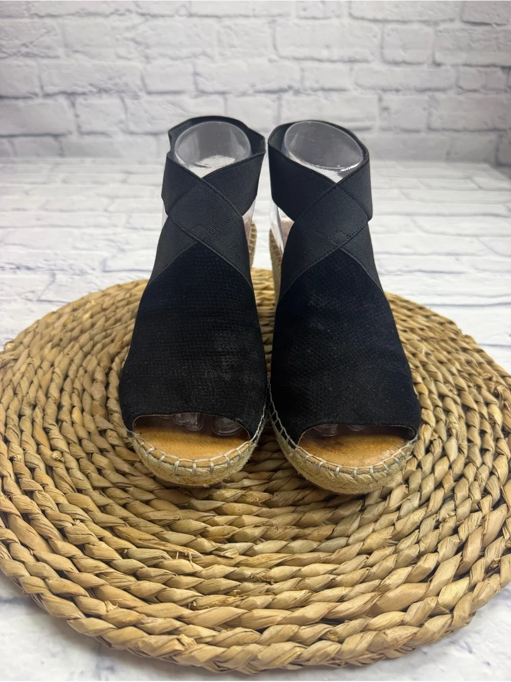 gentle souls black espadrille